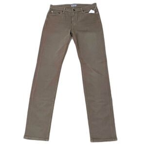 S.M.N Denim NWT Jeans Size 33 The Finn in Ash Brown Cotton Blend Tapered Slim